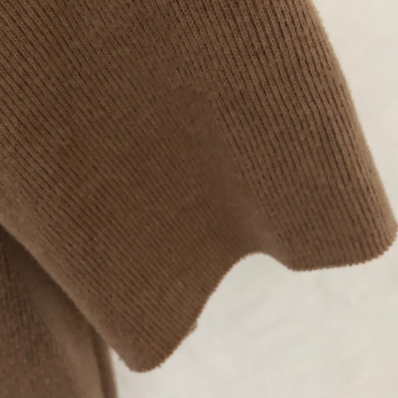 Zara Trafaluc Camel Sweater Dress. Size Small. Brown - Picture 4 of 10